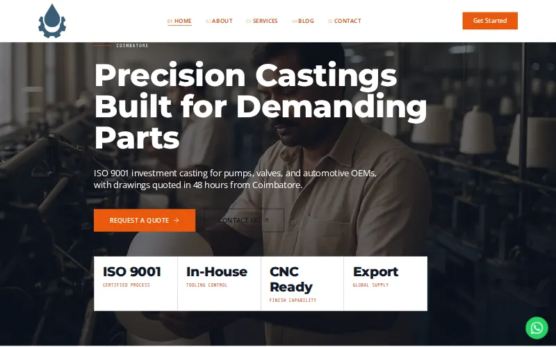 Ashoka Precision Castings — Forge template